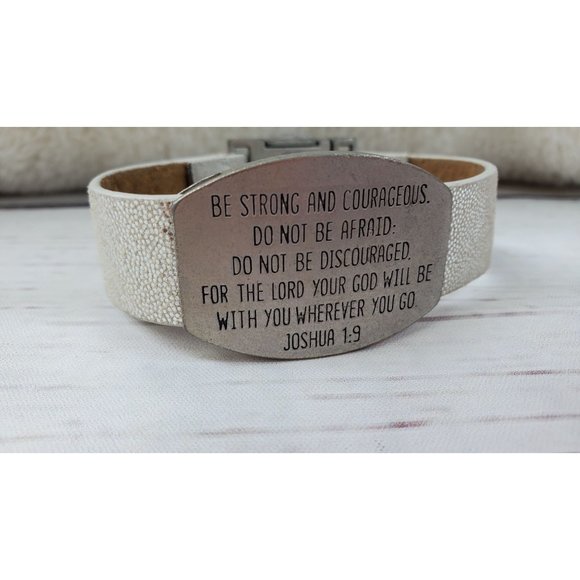 Bracelet Joshua 1:9 Goodworks Bracelet 7015 - Picture 1 of 6